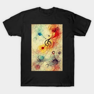 Musical Notes Pattern, perfect gift for all musicans and those who can't live without music #3 T-Shirt